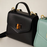 “TESS“ 2Way Shoulder Bag -Black-【LP-P02】