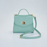 “TESS“ 2Way Shoulder Bag -Rétro Mint-【LP-P02】