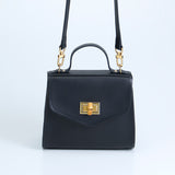 【2025 2nd】“TESS“ 2Way Shoulder Bag -BLACK-