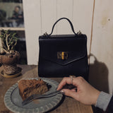 【2026 1st 】“TESS“ 2Way Shoulder Bag -BLACK-